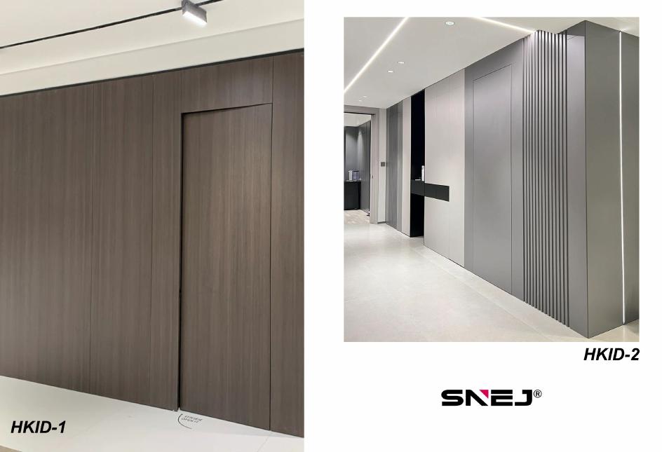 Invisible door project references shown on catalogue page 24
