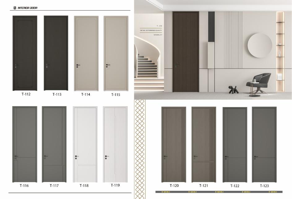 Composite interior door family references shown on catalogue page 9