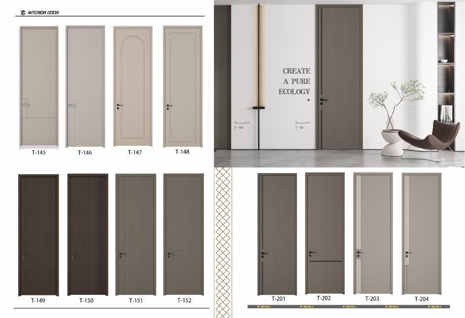 Composite interior door family references shown on catalogue page 11