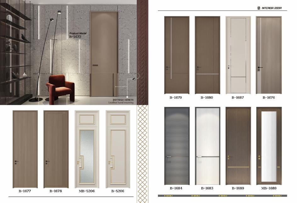 Composite interior door family references shown on catalogue page 15