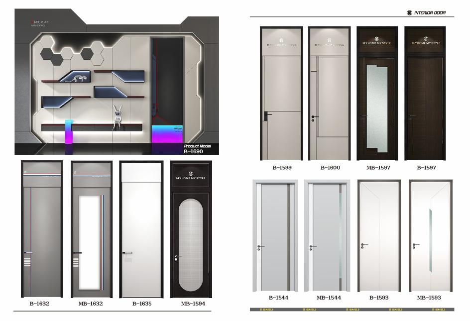 Composite interior door family references shown on catalogue page 17