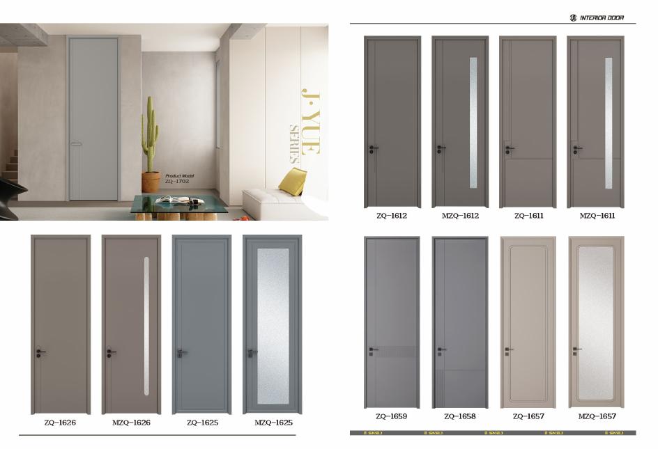 Composite interior door family references shown on catalogue page 19