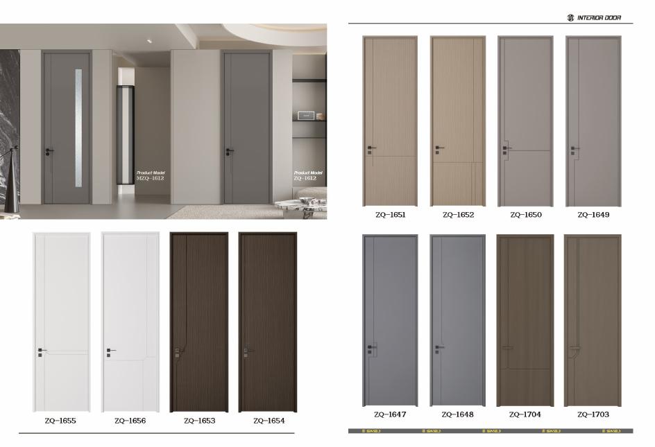 Composite interior door family references shown on catalogue page 20