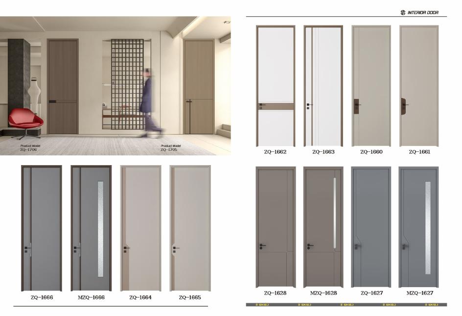 Composite interior door family references shown on catalogue page 21